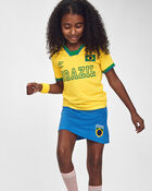 Kids Umbro Brazil Soccer Jersey - Yellow/Green, image 2 of 6 slides