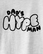 Toddler Boy Dad's Hype Man Graphic Tee - Grey, image 2 of 3 slides