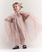 Toddler Girl Confetti Dress Up Cape - Light Pink, image 1 of 10 slides