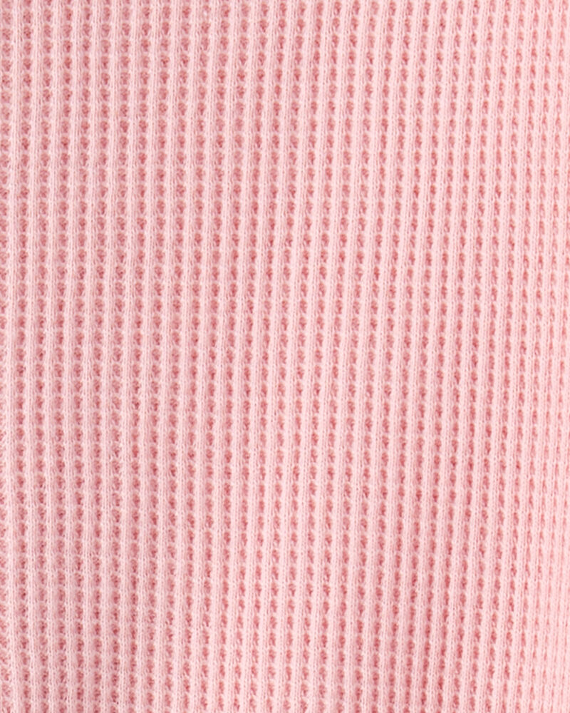 Baby Girl Cotton Long-Sleeve  2-Way Zip Sleep & Play Pajamas - Pink, image 4 of 5 slides
