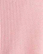 Baby Girl Cotton Long-Sleeve  2-Way Zip Sleep & Play Pajamas - Pink, image 4 of 5 slides