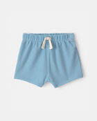 Baby Boy Drawstring Shorts - Blue, image 1 of 4 slides