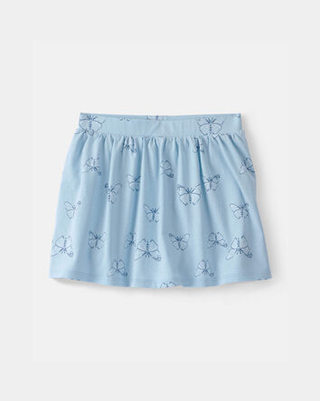 Girls Butterfly Skort - Blue, 