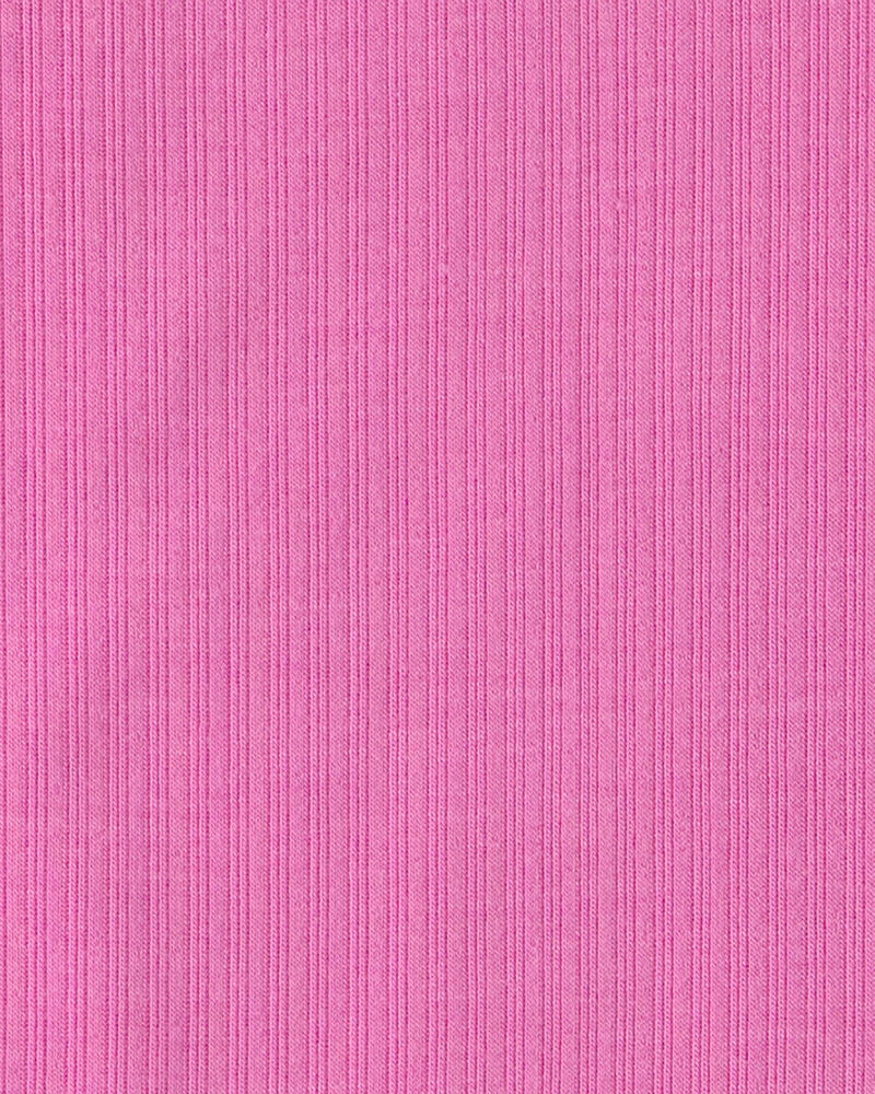 Toddler Girl PurelySoft Short-Sleeve Snug Fit 2-Piece Pajama Set - Pink, image 4 of 7 slides