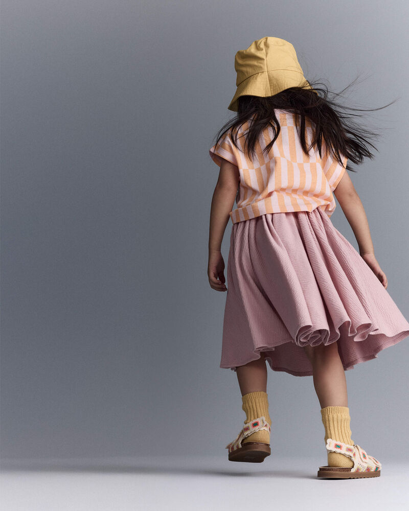 Toddler Girl Avenue Twirl&trade; Midi Skirt - Light Pink, image 5 of 6 slides