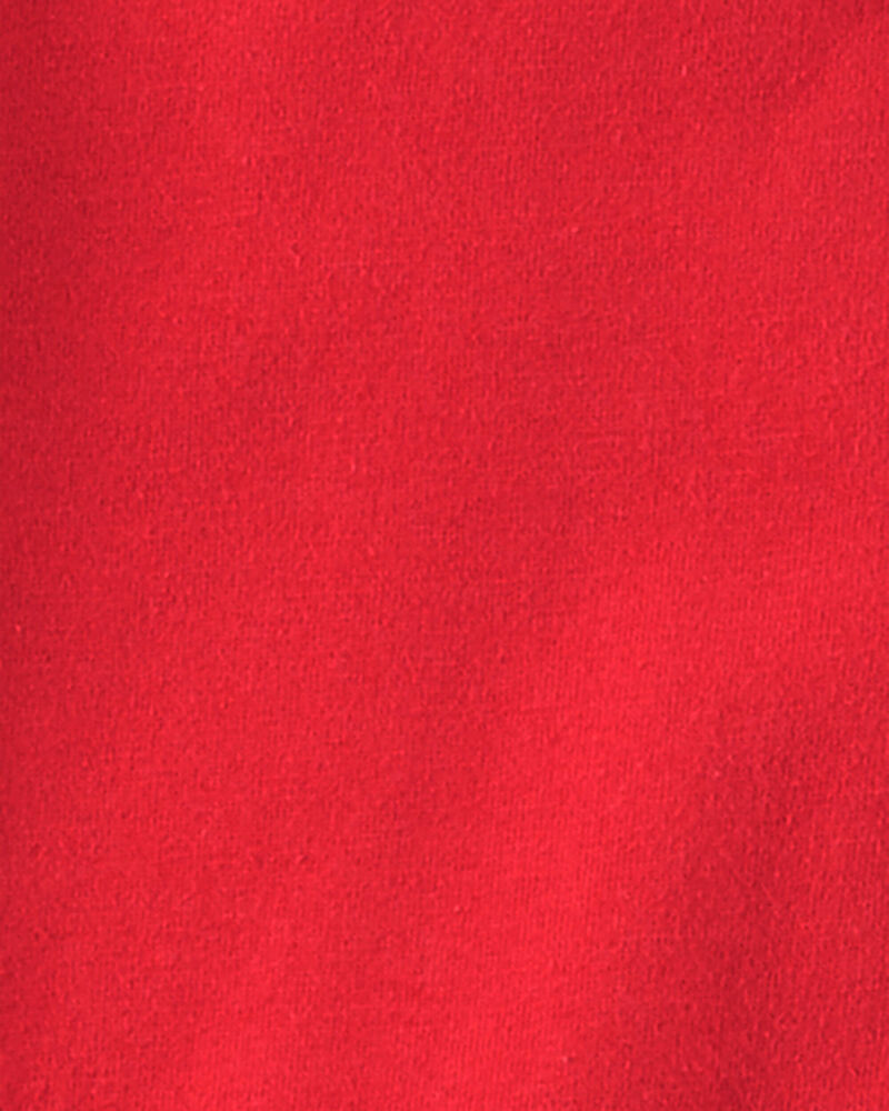 Baby Solid Short-Sleeve Pocket Tee - Red, image 2 of 3 slides