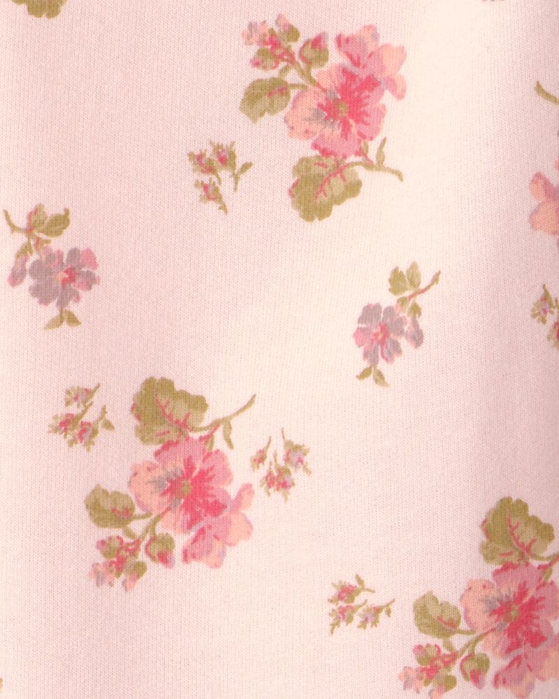 Girls 2-Piece Floral OshKosh Logo Layering Set - Pink, image 7 of 7 slides