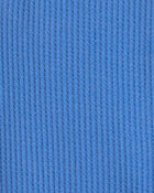 Baby Boy Waffle-Knit Polo Romper - Blue, image 3 of 4 slides