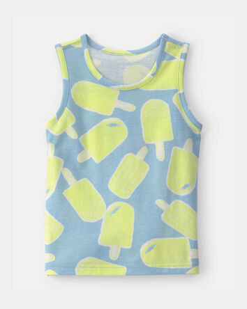 Toddler Popsicle Tank Top - Blue/Green, 