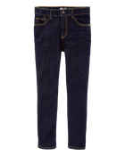Kid Dark Blue Wash Skinny-Leg Jeans , image 1 of 5 slides