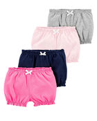 Baby 4-Pack Bubble Shorts Set, image 1 of 3 slides