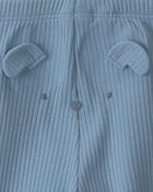 Baby Boy 3-Piece Dog Bodysuit & Pant Set - Blue/Grey, image 3 of 4 slides