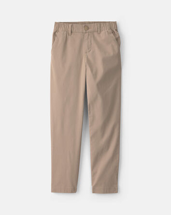 Girls Uniform Skinny Pants - Khaki, 
