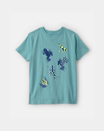 Kids Frog Graphic Tee - Green, 