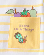 Toddler The Very Hungry Caterpillar&trade; Striped Pocket Tee - Yellow/White, image 3 of 3 slides
