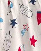 Baby Girl Fourth of July Sleeveless Knit Dress, image 3 of 4 slides