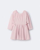 Toddler Girl Velvety Avenue Twirl&trade; Dress - Light Pink, image 2 of 6 slides