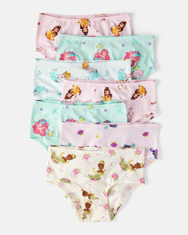 Toddler Girl 7-Pack Disney&copy; Princess Brief Underwear, image 1 of 3 slides
