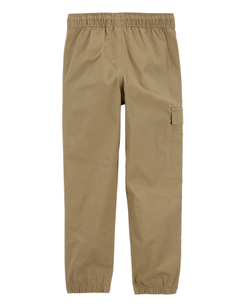 Boys Canvas Cargo Joggers, 