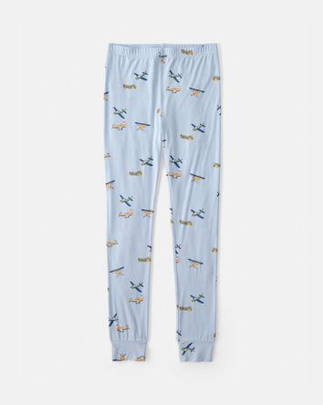 Boys Plane PurelySoft 2-Piece Pajama Set - Blue, 