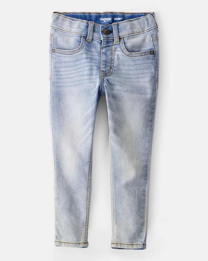 Toddler Sun Faded Light Wash Skinny-Leg Jeans, image 1 of 4 slides