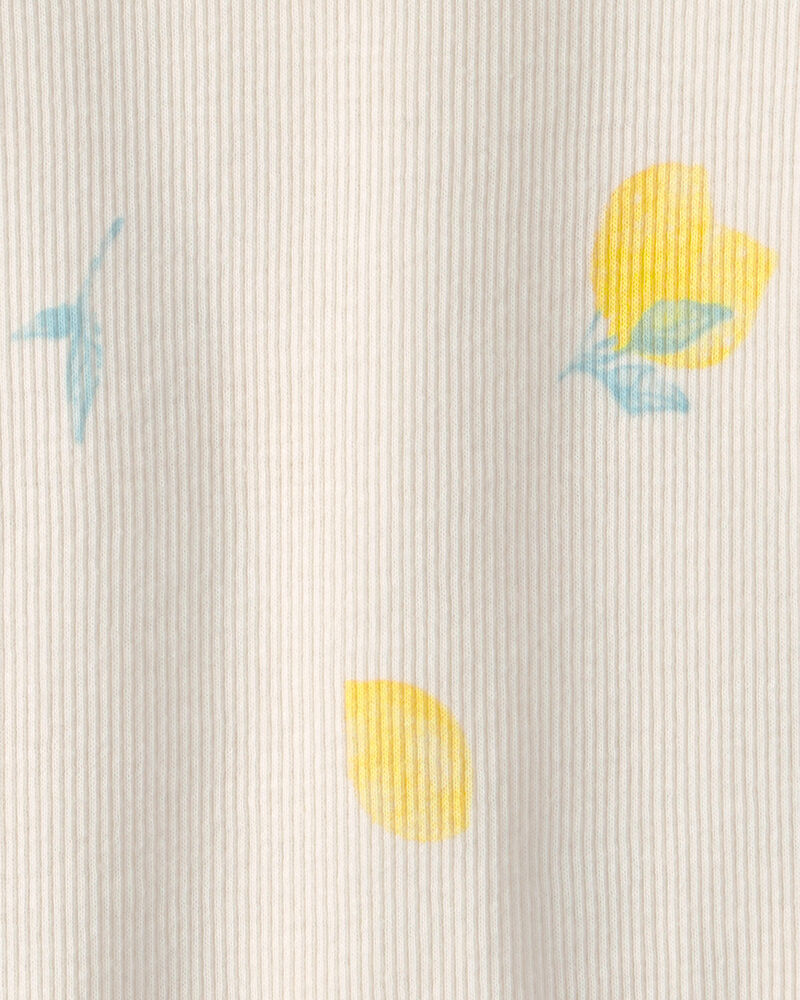 Baby Lemon Graphic Bodysuit - Ivory, image 2 of 3 slides
