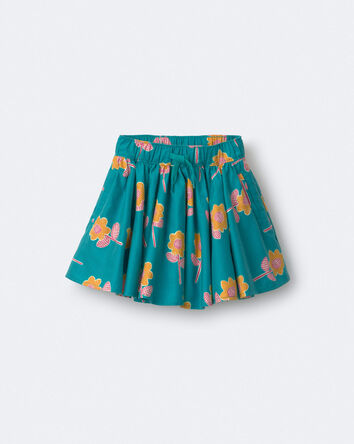 Toddler Girl Avenue Twirl&trade; Mini Skirt in Floral Print - Teal, 