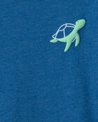 Baby Boy Sea Turtle Graphic Tee - Blue, image 3 of 4 slides