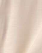 Girls Cropped Tie-Front Top - Cream, image 2 of 3 slides