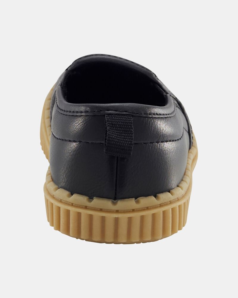 Toddler Casual Slip-On Shoe - Black, image 3 of 7 slides