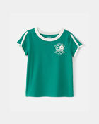 Toddler Girl 'Laughter & Smiles' Top - Green, image 1 of 4 slides
