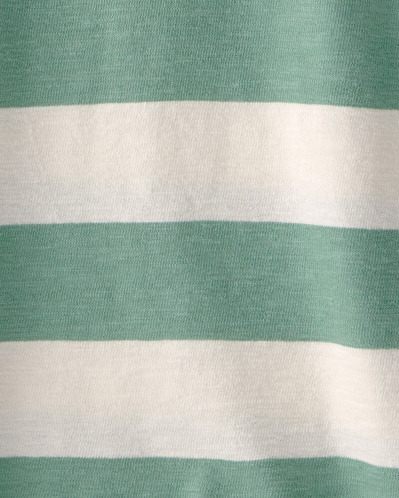Boys Polo Shirt Made with Organic Cotton in Stripes, image 3 of 4 slides