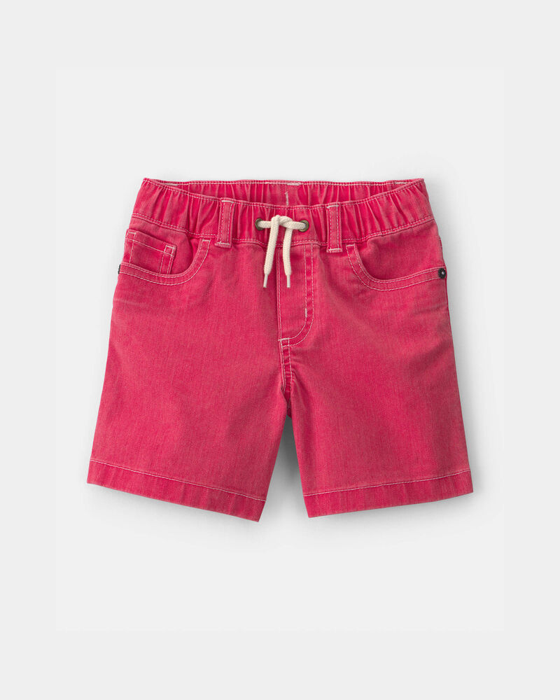 Toddler Boy Stretch Twill Shorts - Red, image 1 of 4 slides
