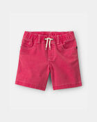Toddler Boy Stretch Twill Shorts - Red, image 1 of 4 slides