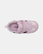 Toddler Girl Striped Casual Sneakers - Pink, image 4 of 6 slides