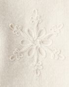 Toddler Girl Snowflake Long-Sleeve Sweater - Cream, image 3 of 4 slides