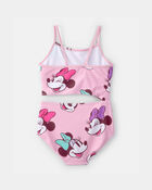 Girls 1-Piece Disney&copy; Minnie Mouse Swimsuit - Pink, image 2 of 3 slides