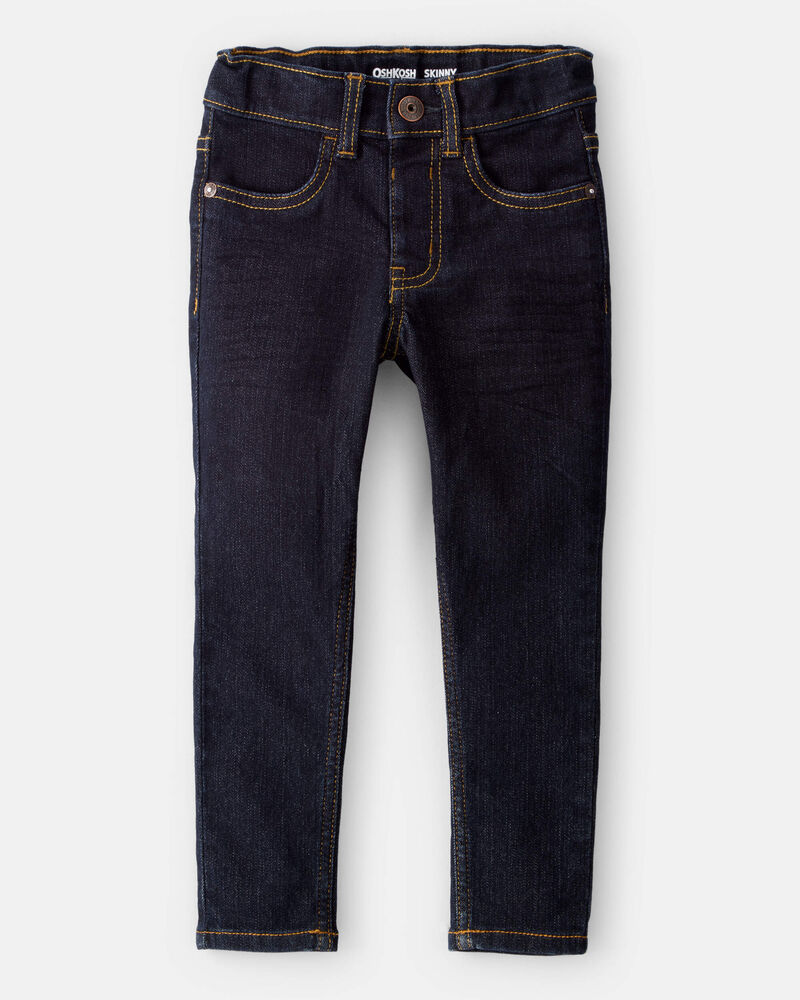 Toddler Dark Wash Skinny-Leg Jeans, image 1 of 4 slides