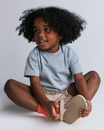 Toddler Elevated Relaxed Tee - Heather Grey, 