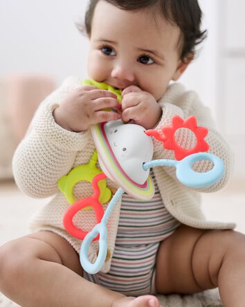 Silver Lining Cloud Pull & Play Baby Sensory Toy, 