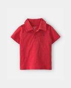 Baby Boy 3-Piece Anchor Polo Outfit Set - Red/Blue/White, image 3 of 13 slides