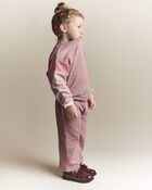 Toddler Girl Linda Wide Leg Pant - Mauve, image 1 of 6 slides