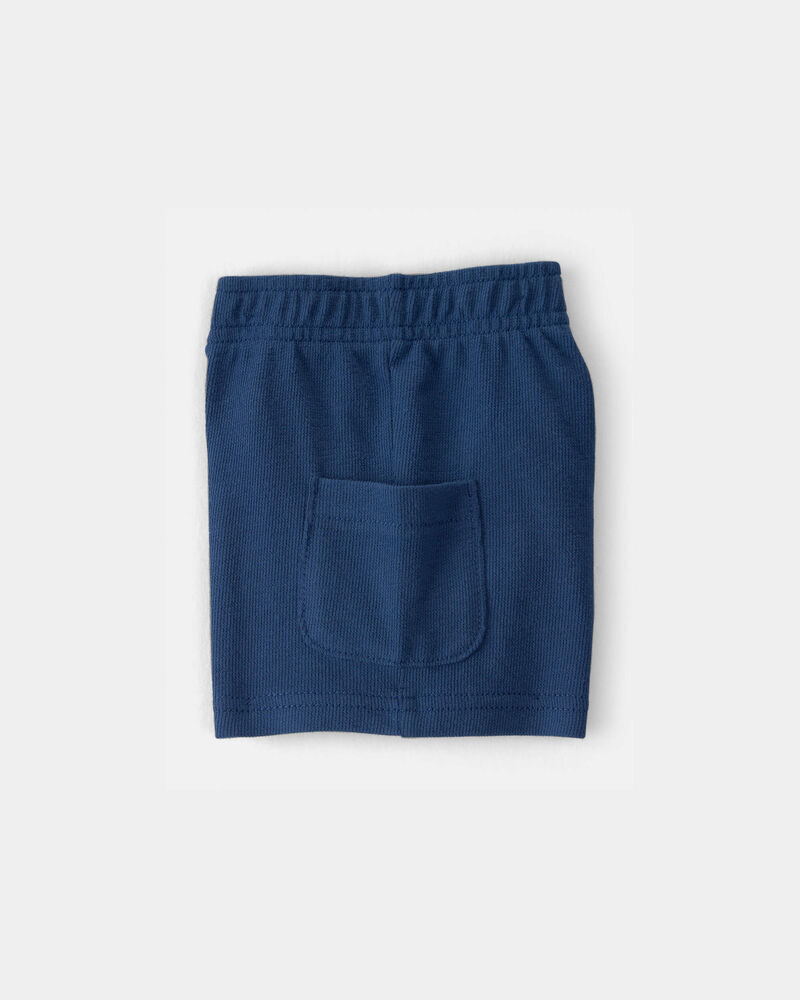 Baby Boy 2-Piece Car Top & Short Set - Blue, image 2 of 6 slides