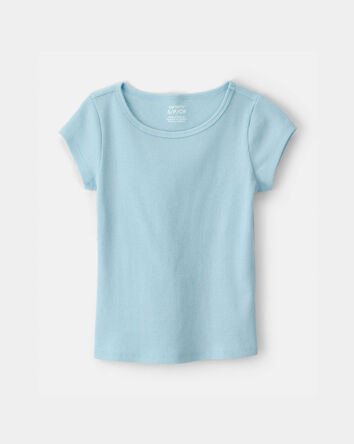 Girls Rib Top - Blue, 