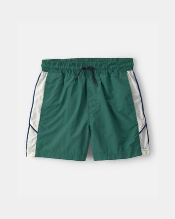 Boys Colourblock Active Shorts - Green, 
