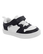 Toddler Boy Easy-On Casual Sneakers - Black/White, image 1 of 6 slides