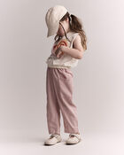 Toddler Girl Snail Elastic Waist Tank - Cream, image 3 of 6 slides
