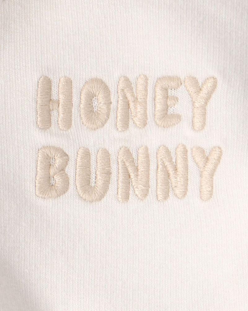 Baby Organic Cotton Bubble with Bunny Ears, image 3 of 4 slides