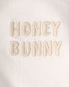 Baby Organic Cotton Bubble with Bunny Ears, image 3 of 4 slides