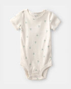 Baby 2-Piece Sailboat Overall Set - Green/Ivory, image 1 of 6 slides
